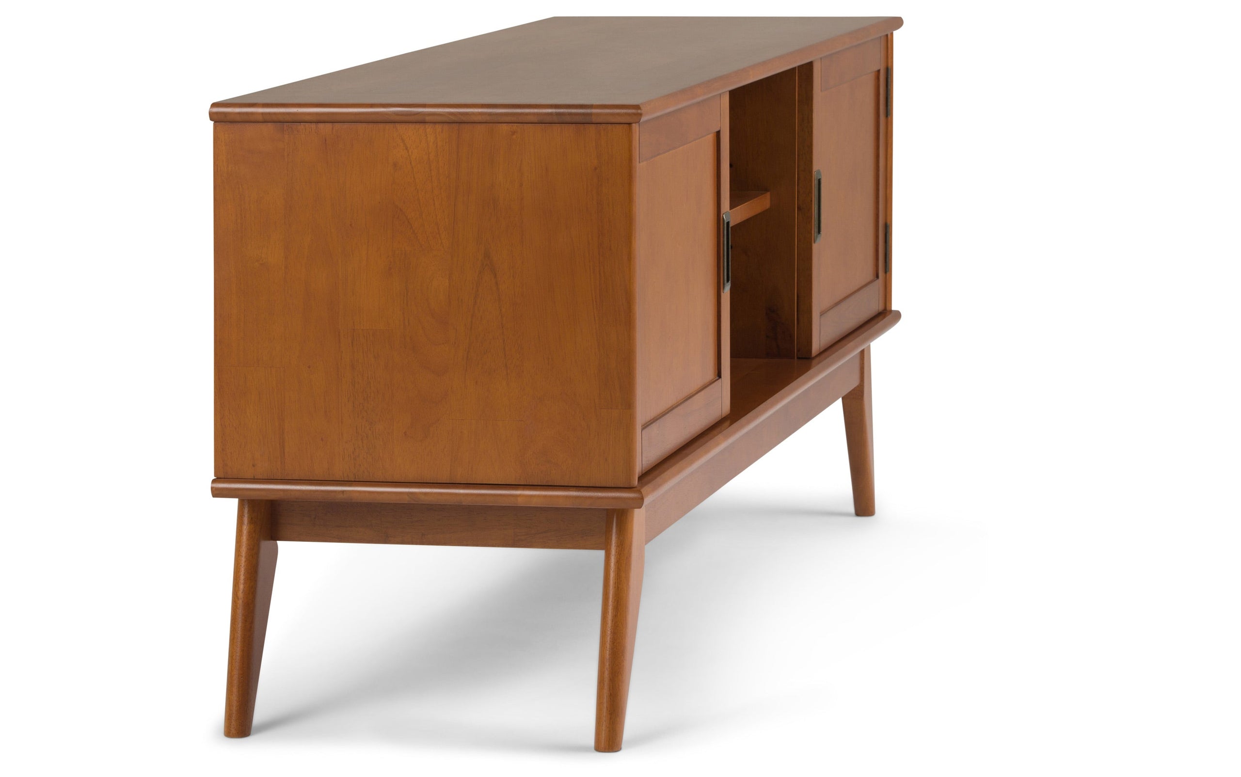 Teak Brown | Draper Mid Century Low TV Stand