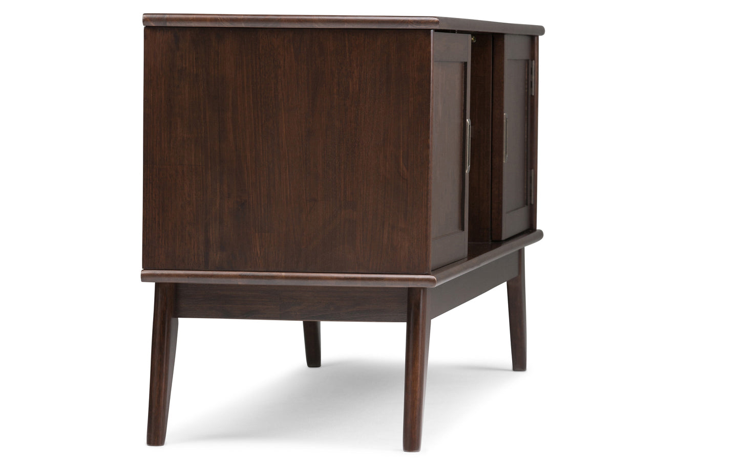 Medium Auburn Brown | Draper Mid Century Low TV Stand