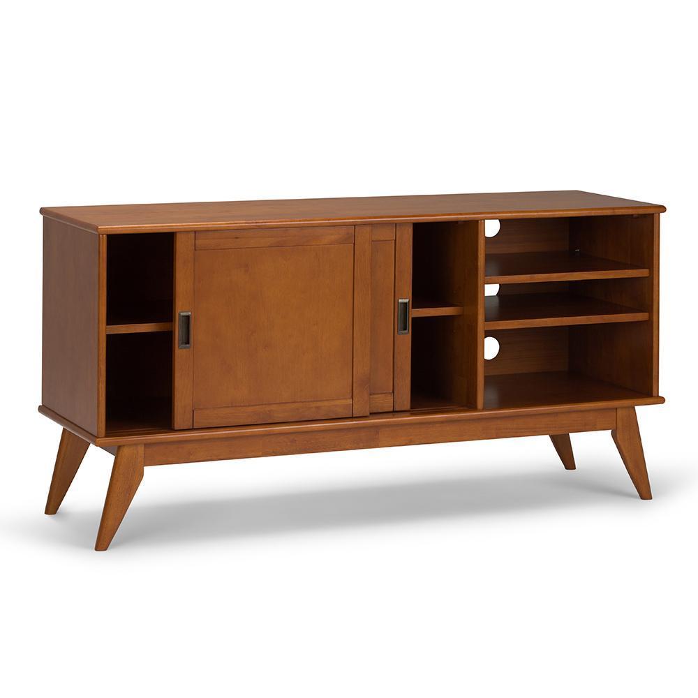 Teak Brown | Draper Mid Century Medium TV Media Stand