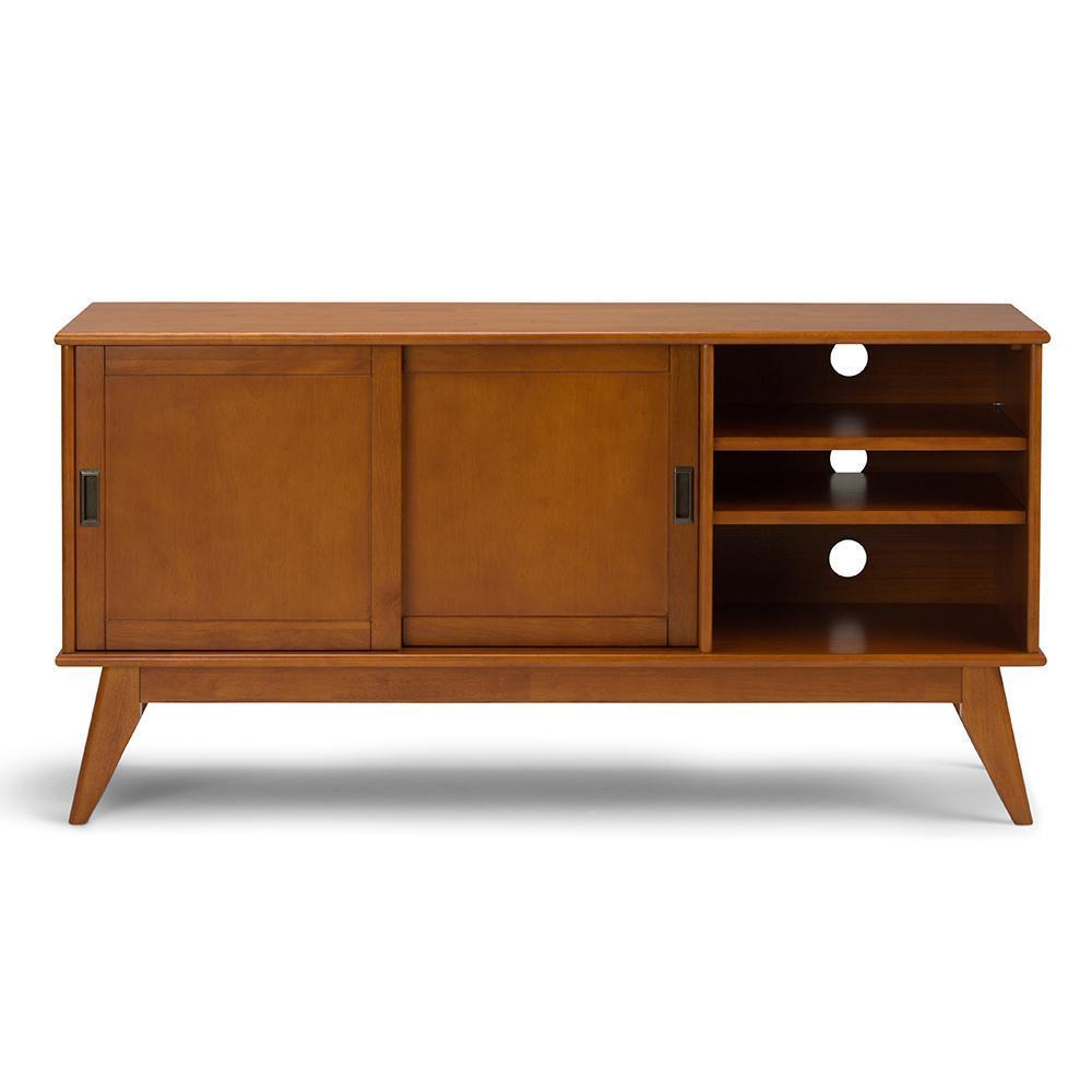 Teak Brown | Draper Mid Century Medium TV Media Stand