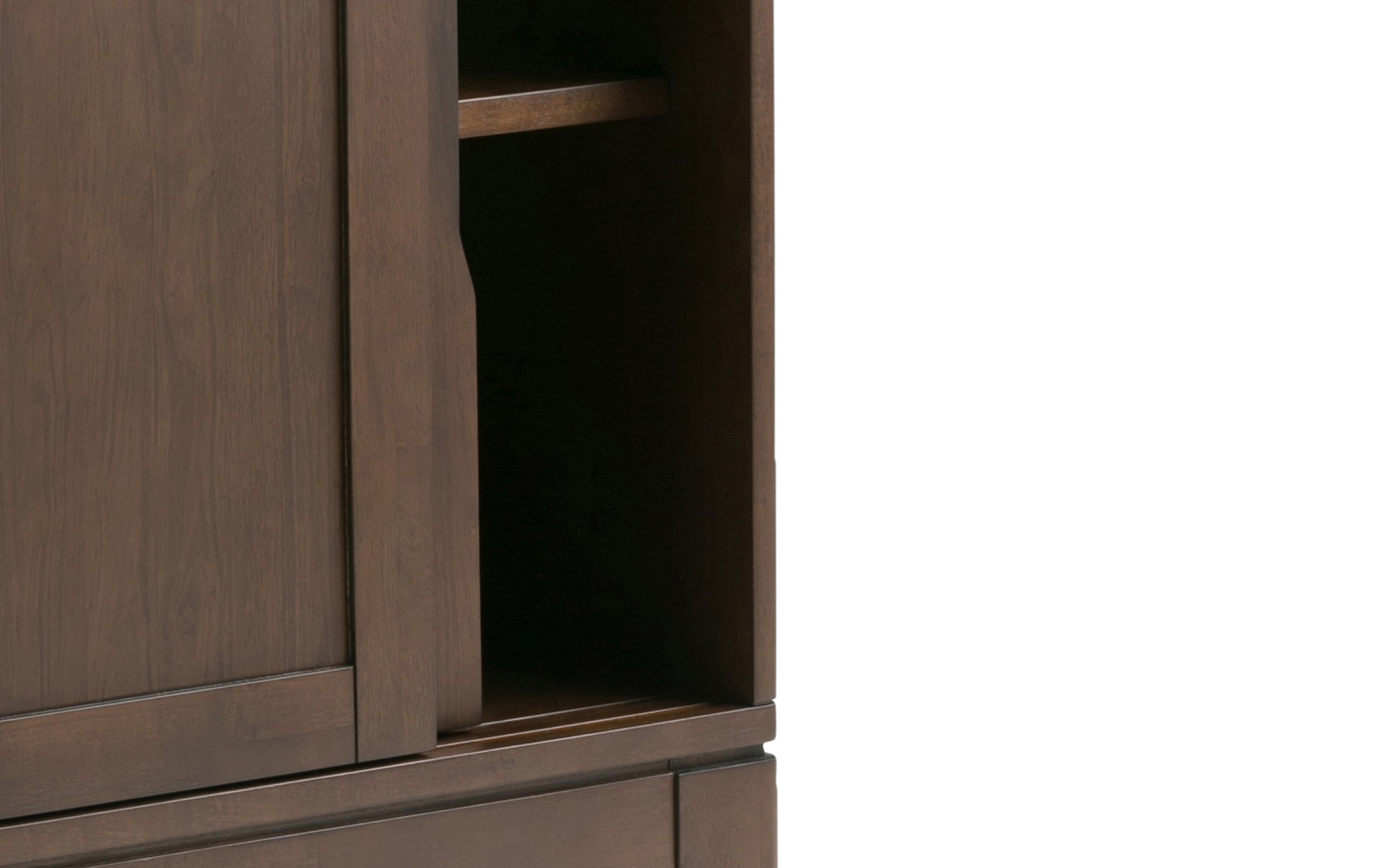 Walnut Brown | Harper 30 inch Low Storage Cabinet