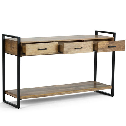 Natural Mango Wood | Riverside 54.5 inch Console Sofa Table