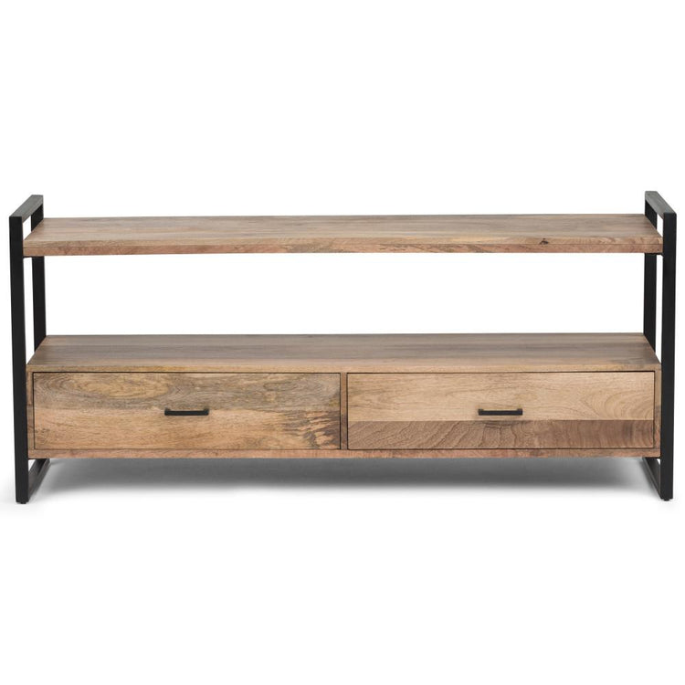 Natural Mango Wood | Riverside 60 inch TV Media Stand