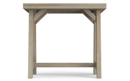 Distressed Grey | Sawhorse 22 inch End Side Table