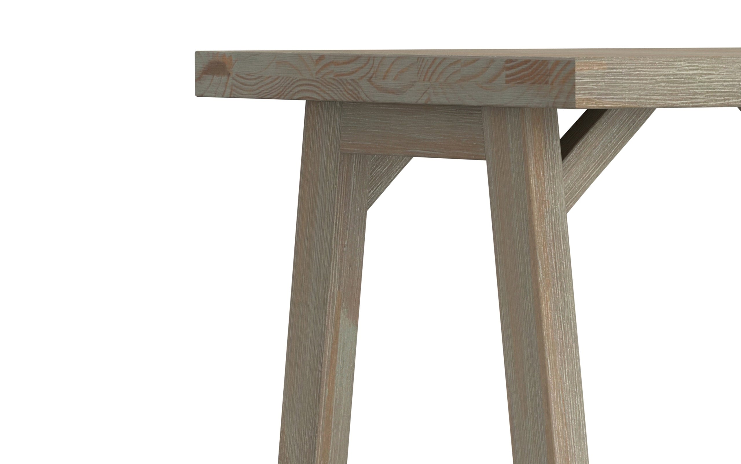 Distressed Grey | Sawhorse 22 inch End Side Table