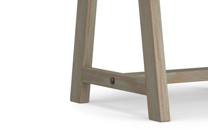 Distressed Grey | Sawhorse 22 inch End Side Table