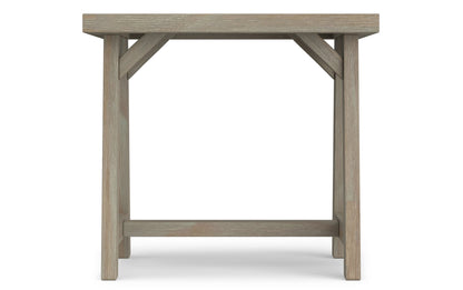 Distressed Grey | Sawhorse 22 inch End Side Table