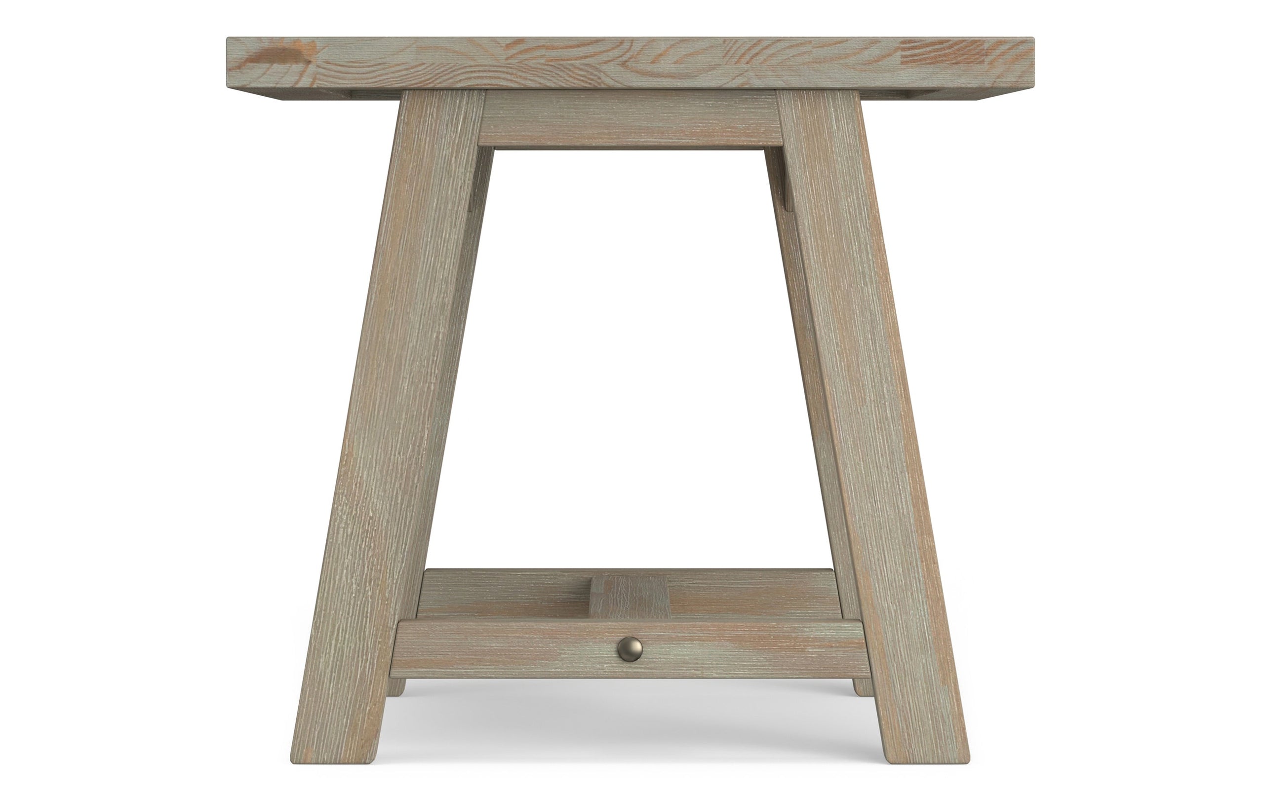 Distressed Grey | Sawhorse 22 inch End Side Table