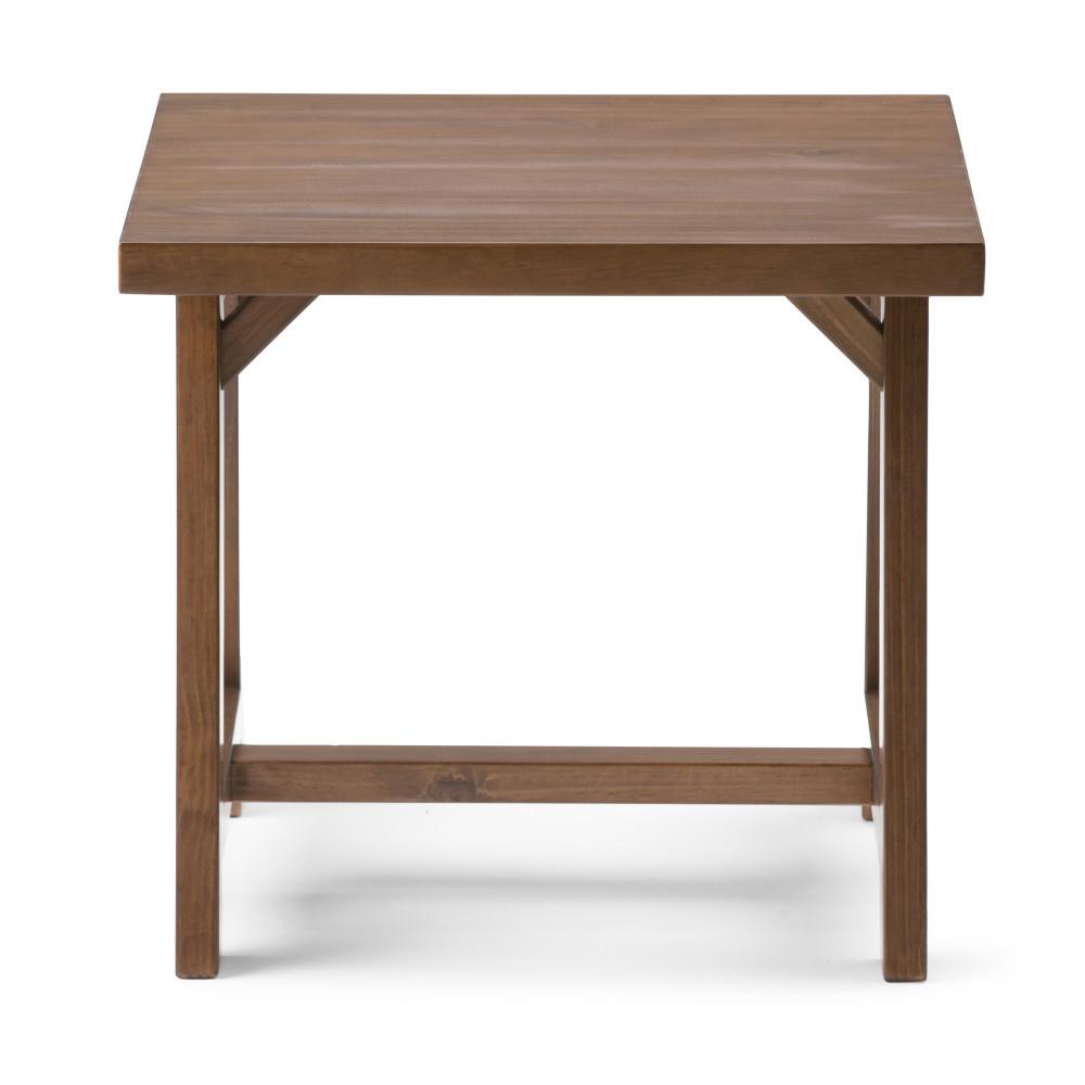 Medium Saddle Brown | Sawhorse 22 inch End Side Table