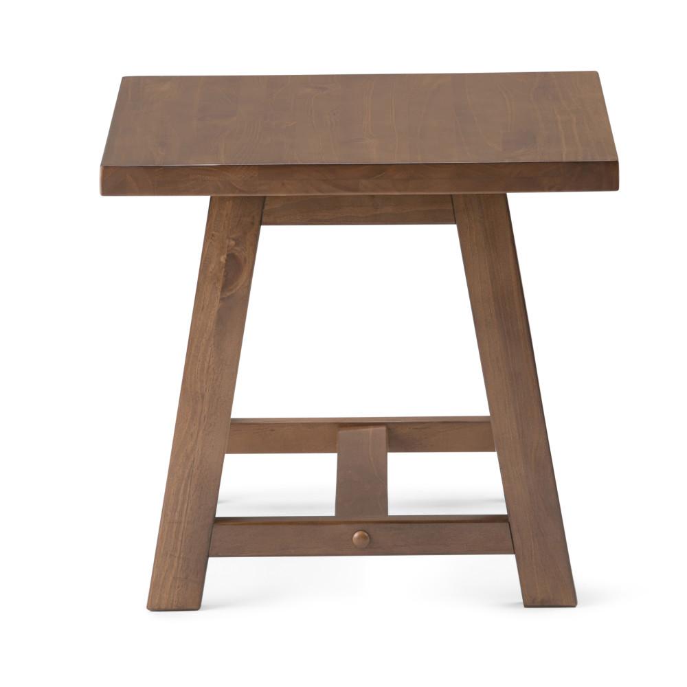 Medium Saddle Brown | Sawhorse 22 inch End Side Table