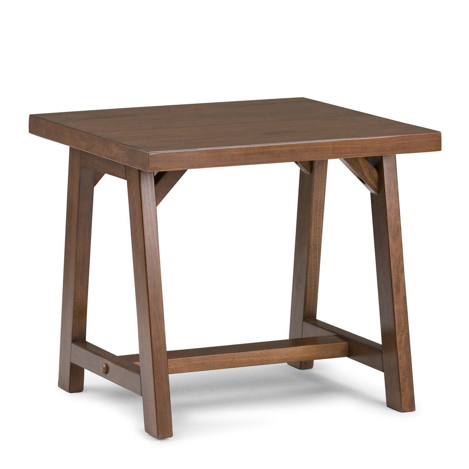 Medium Saddle Brown | Sawhorse 22 inch End Side Table