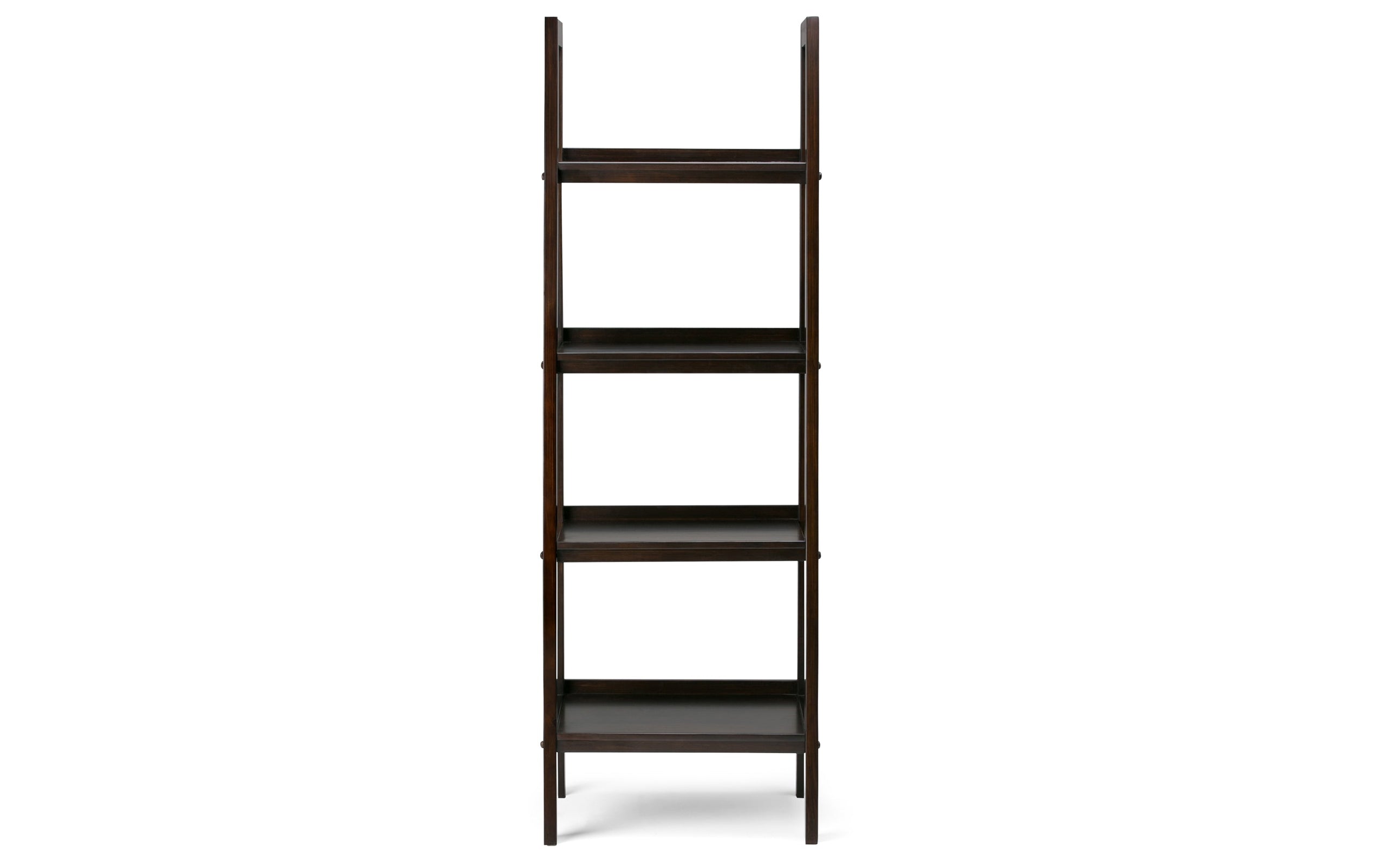 Dark Chestnut Brown | Sawhorse 24 inch Ladder Shelf