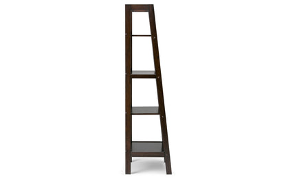 Dark Chestnut Brown | Sawhorse 24 inch Ladder Shelf