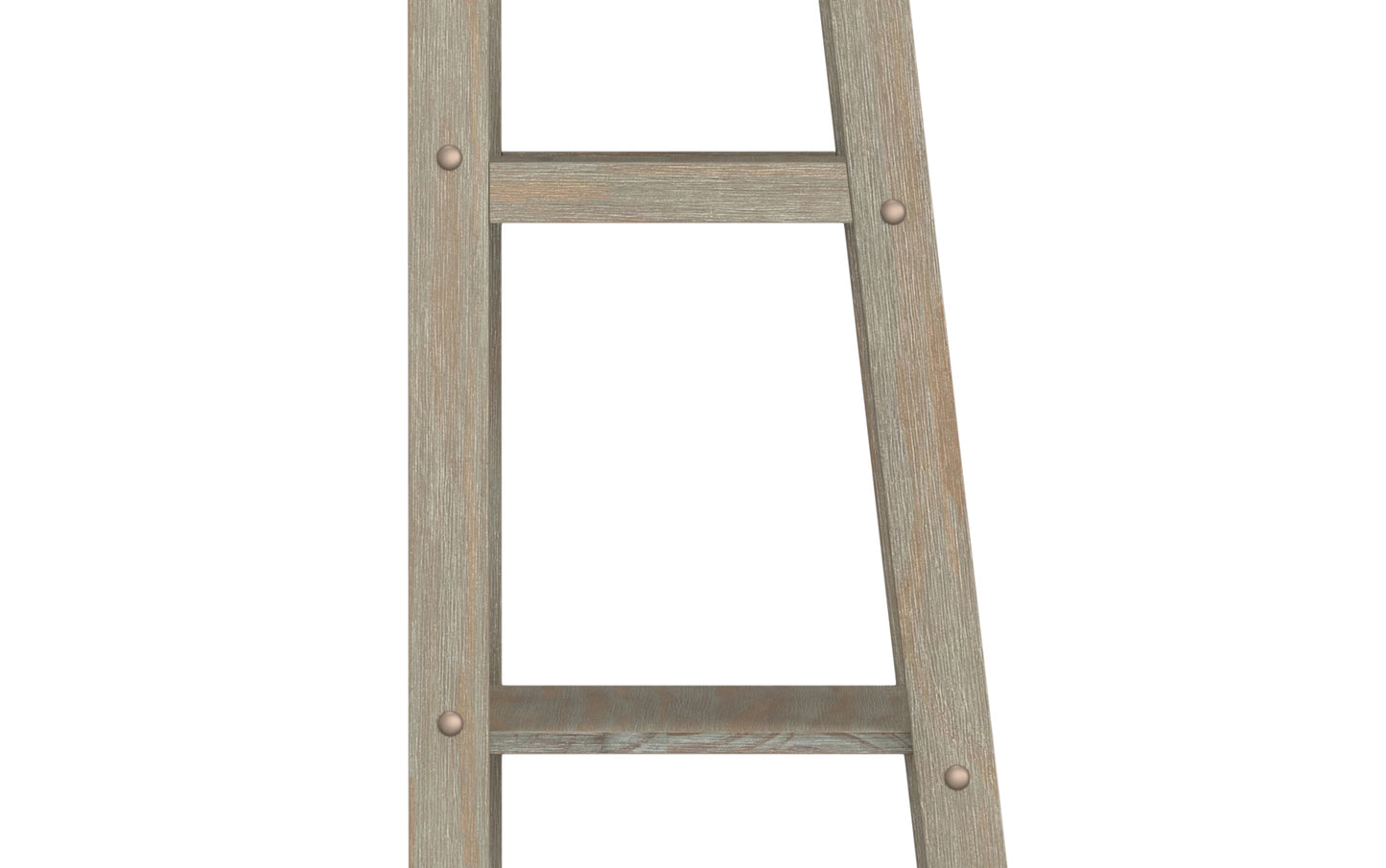 Distressed Grey | Sawhorse 24 inch Ladder Shelf