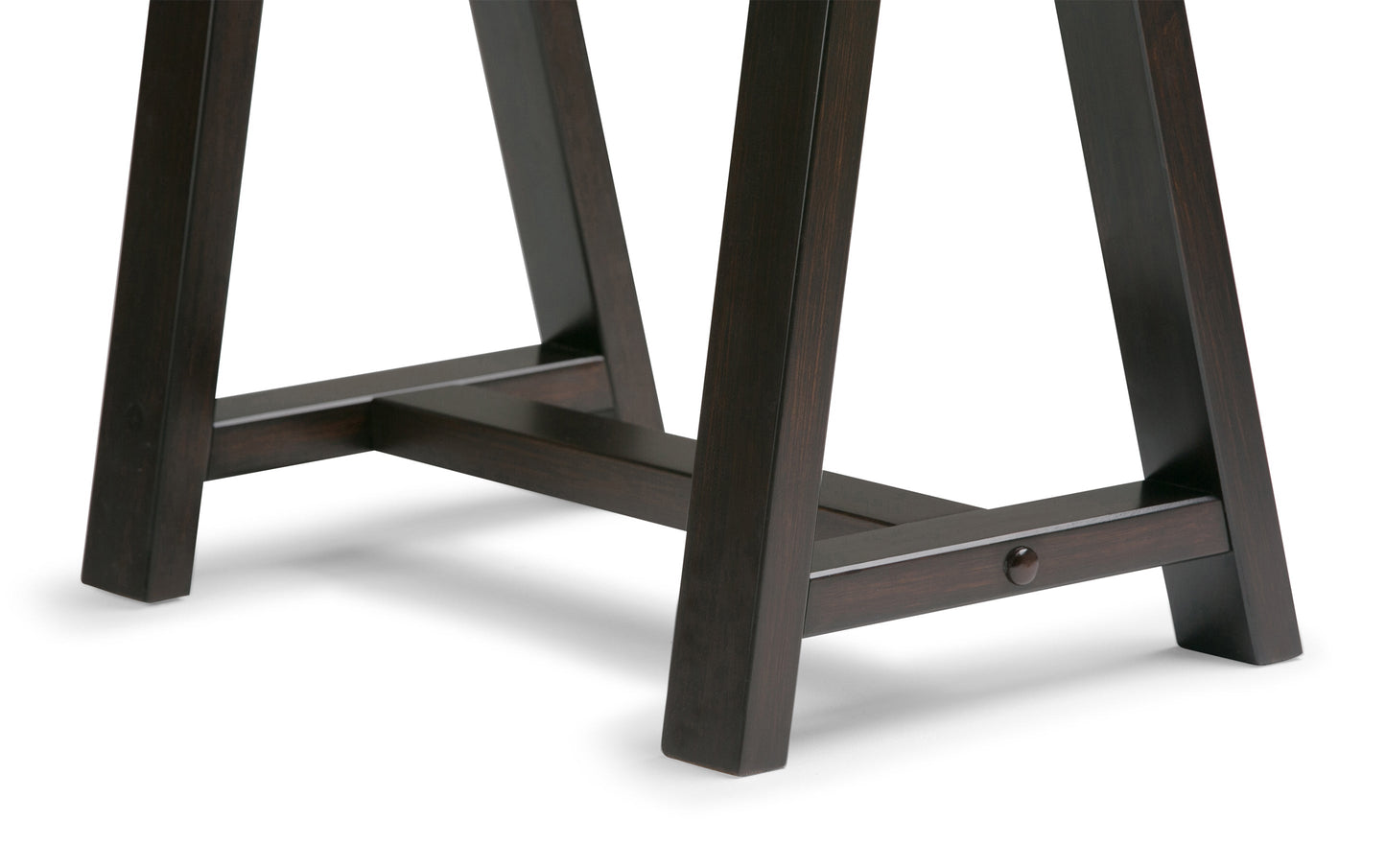 Dark Chestnut Brown | Sawhorse 60 inch Desk