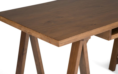 Medium Saddle Brown | Sawhorse 60 inch Desk