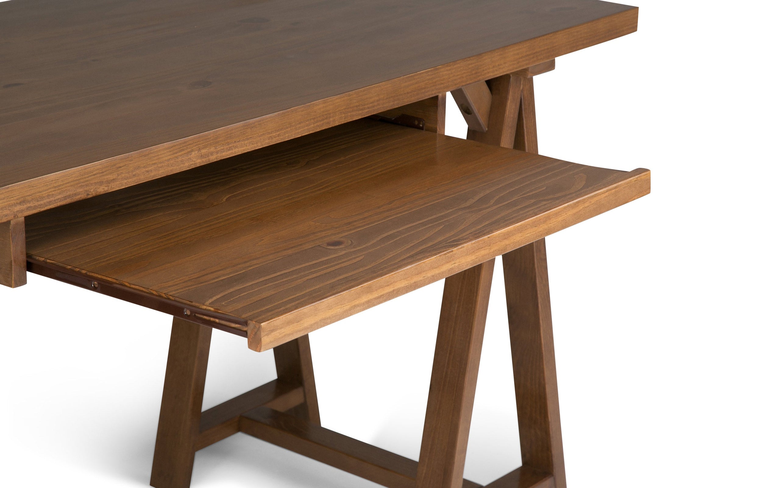 Medium Saddle Brown | Sawhorse 60 inch Desk