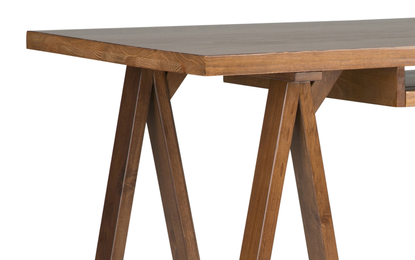 Medium Saddle Brown | Sawhorse 60 inch Desk