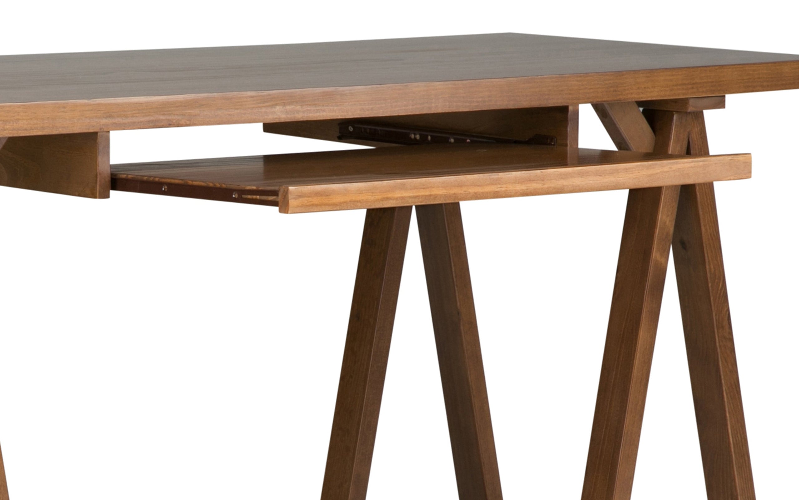 Medium Saddle Brown | Sawhorse 60 inch Desk