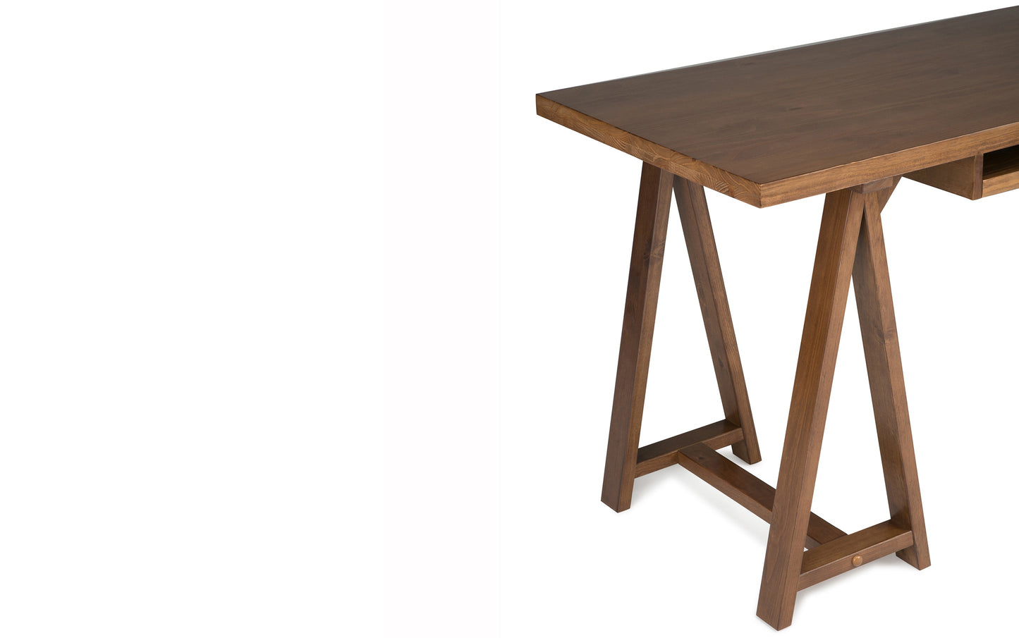 Medium Saddle Brown | Sawhorse 60 inch Desk