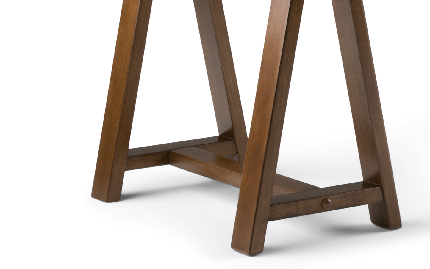 Medium Saddle Brown | Sawhorse Writing Desk