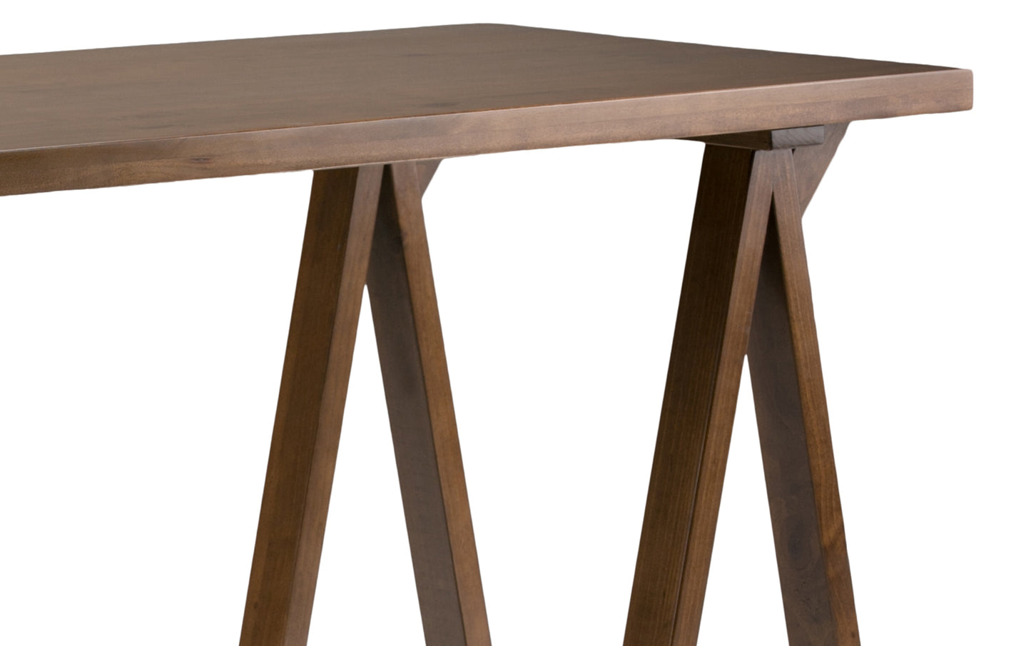 Medium Saddle Brown | Sawhorse Writing Desk