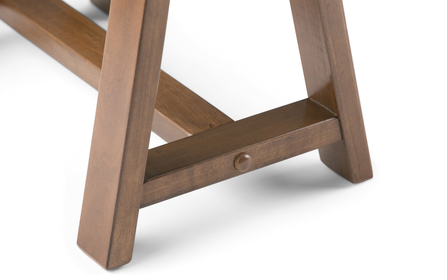 Medium Saddle Brown | Sawhorse Writing Desk