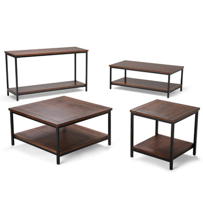 Dark Cognac Brown | Skyler 48 inch Coffee Table