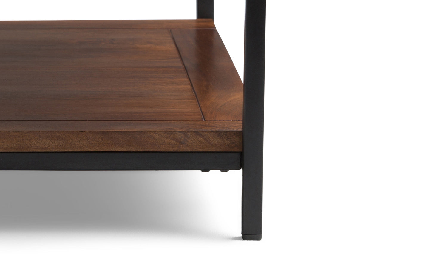 Dark Cognac Brown | Skyler 34 inch Square Coffee Table