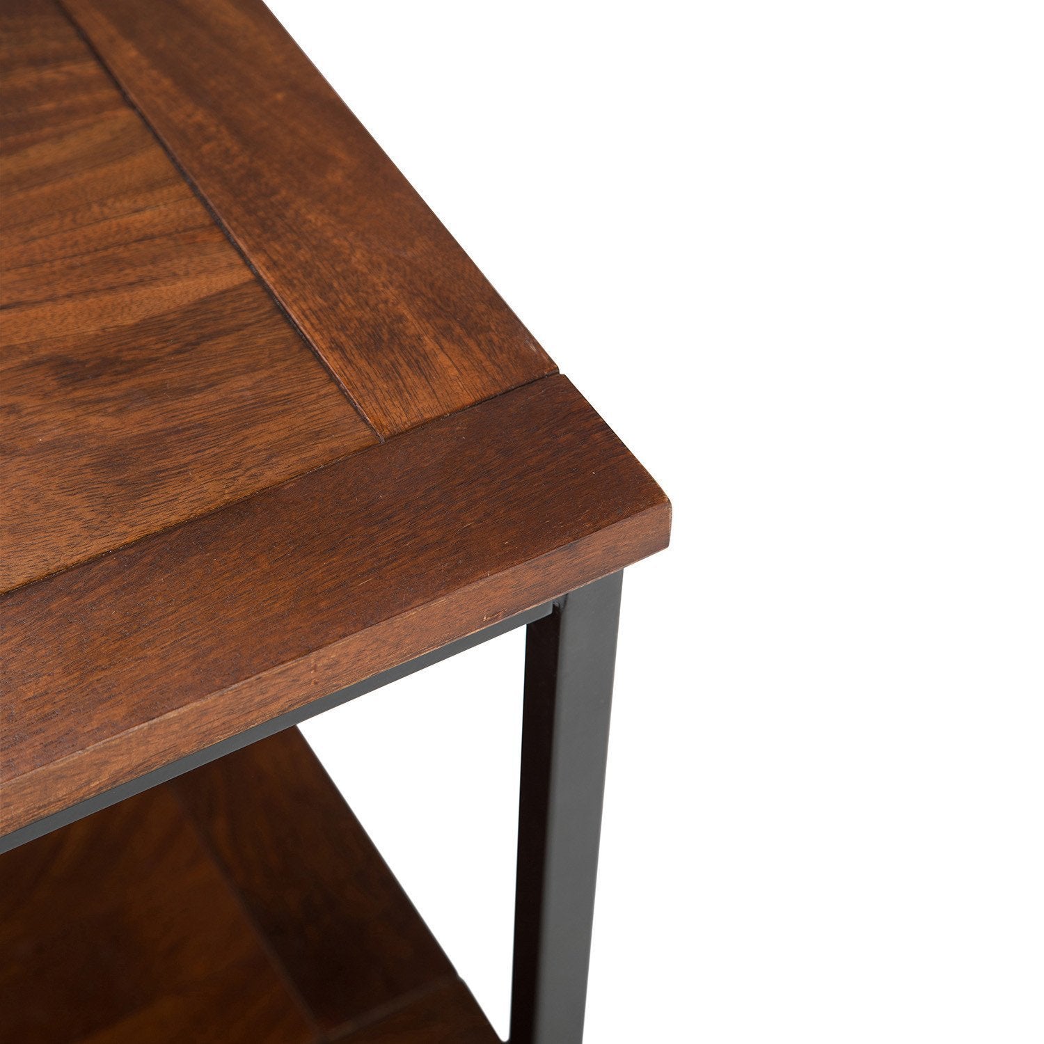 Dark Cognac Brown | Skyler 22 inch End Side Table