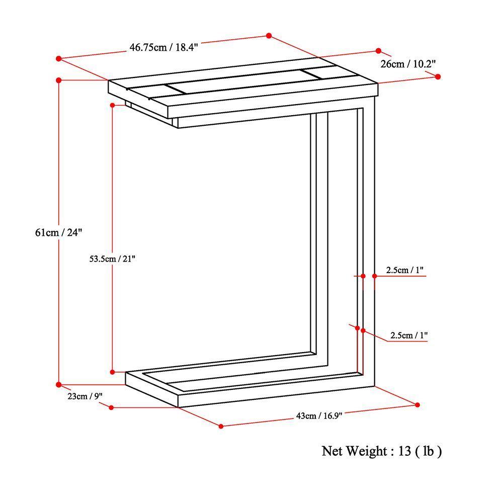 Birch Black | Skyler C Side Table