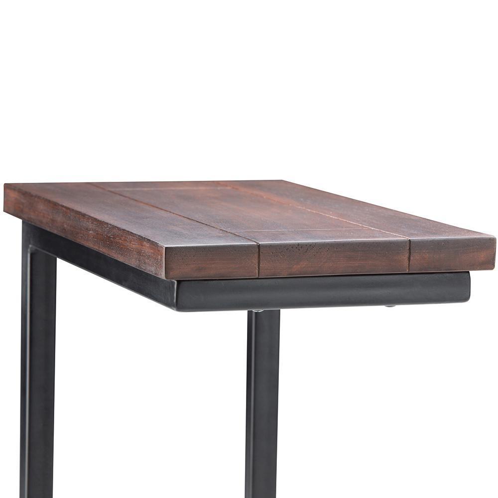 Dark Cognac Brown Black | Skyler C Side Table