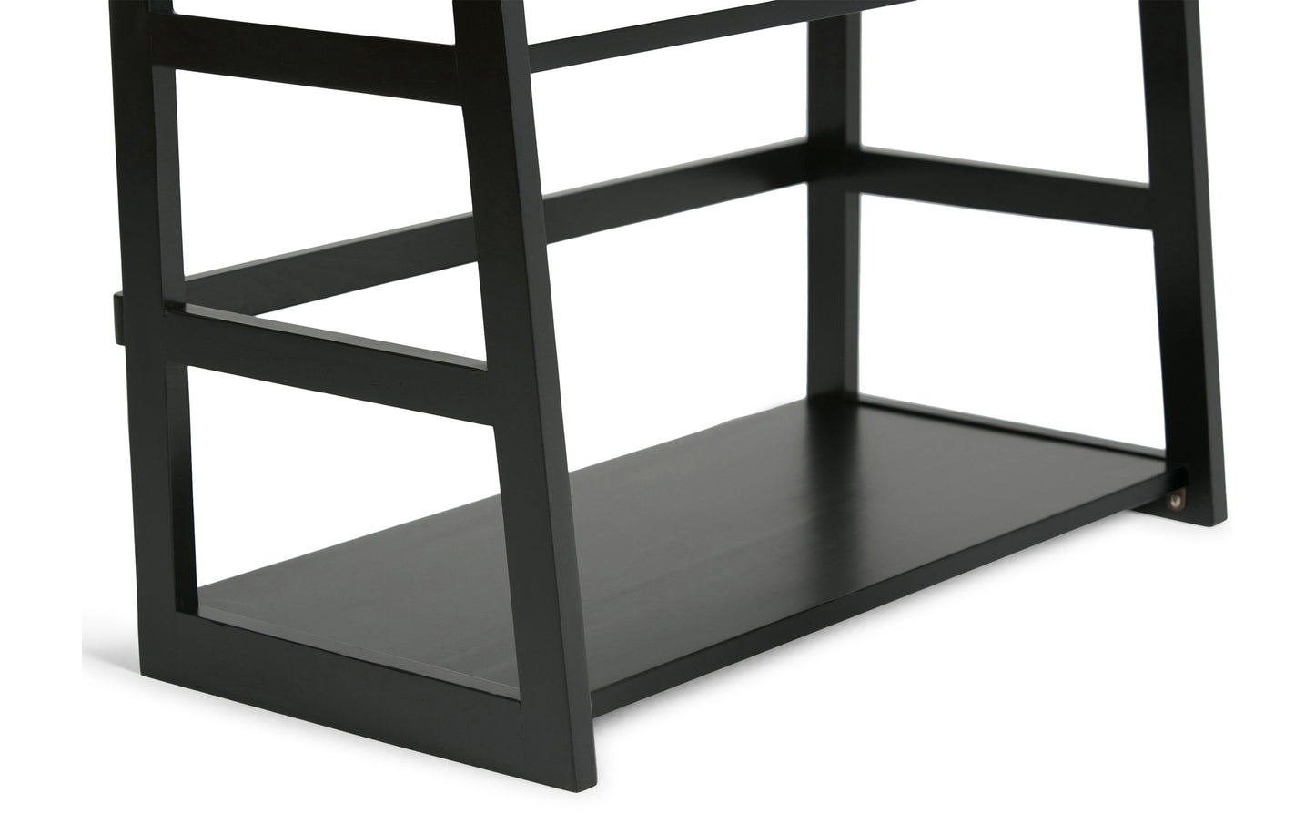 Black | Acadian 30W 5 Shelf Ladder Bookcase (Set of 2)