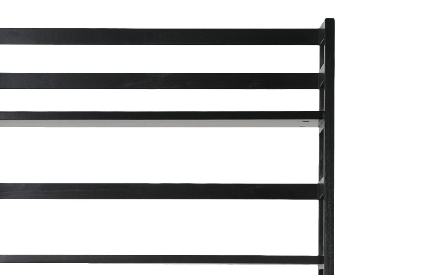 Black | Acadian 30W 5 Shelf Ladder Bookcase (Set of 2)