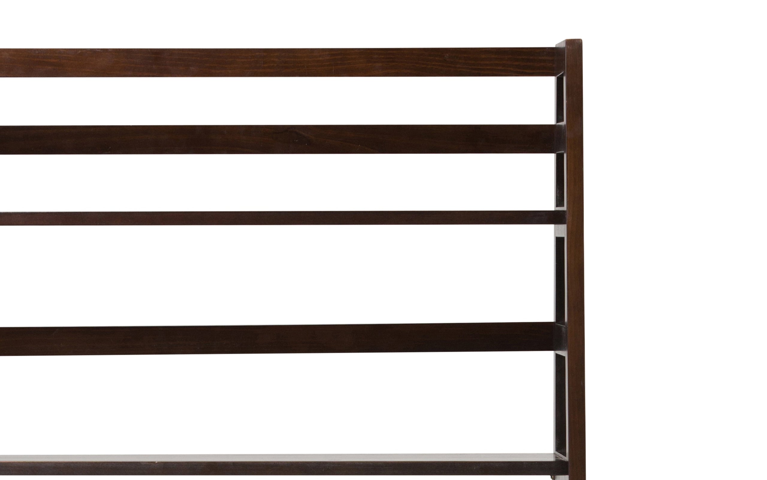 Brunette Brown | Acadian 30W 5 Shelf Ladder Bookcase (Set of 2)