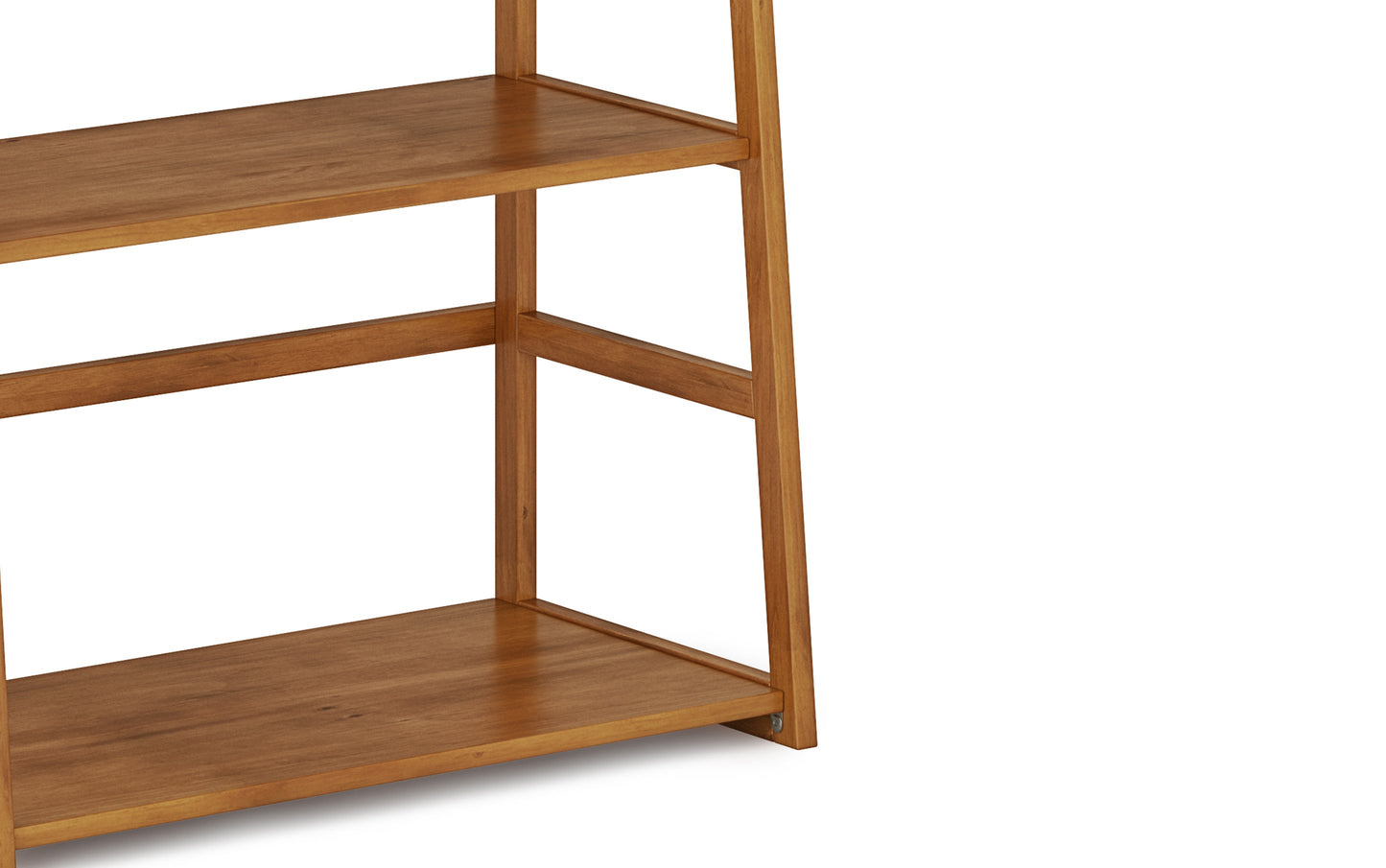 Light Golden Brown | Acadian 30W 5 Shelf Ladder Bookcase (Set of 2)