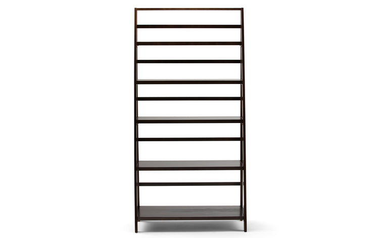 Acadian 36W 5 Shelf Ladder Bookcase (Set of 2)