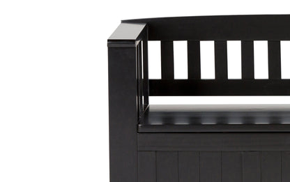 Black | Acadian Entryway Bench