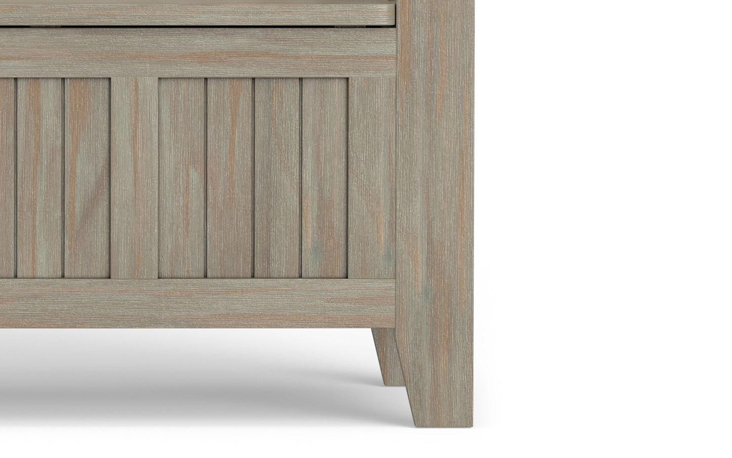 Distressed Grey | Acadian Entryway Bench