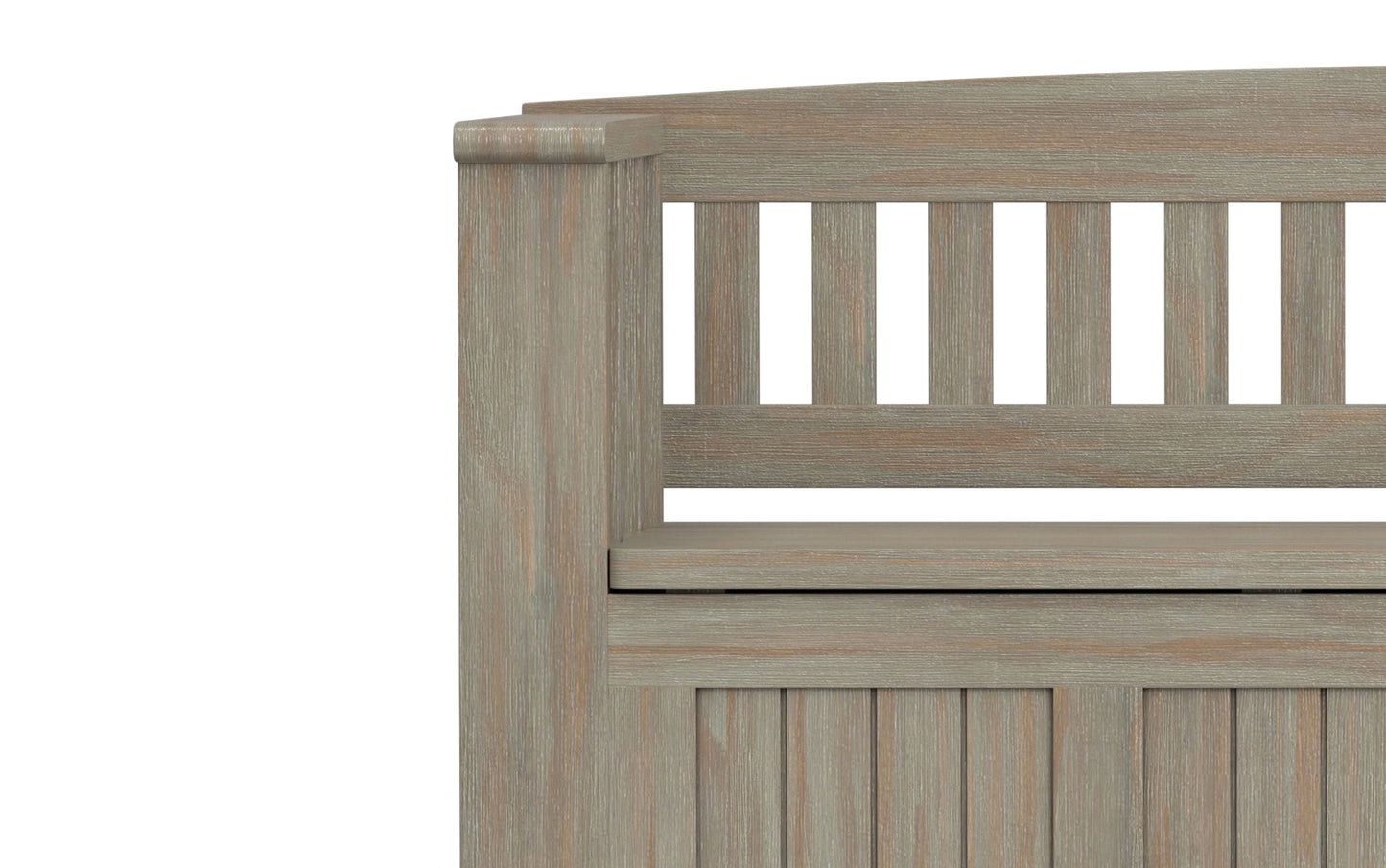 Distressed Grey | Acadian Entryway Bench