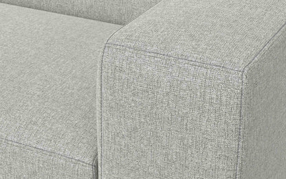 Pale Grey Performance Fabric | Rex 2 Seater Sofa and Left Chaise in Performance Fabric