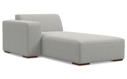 Pale Grey Performance Fabric | Rex 2 Seater Sofa and Left Chaise in Performance Fabric