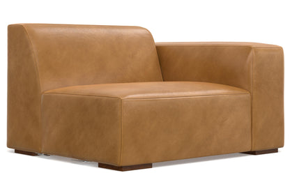 Sienna Genuine Leather | Rex 2 Seater Sofa and Ottoman in Genuine Leather