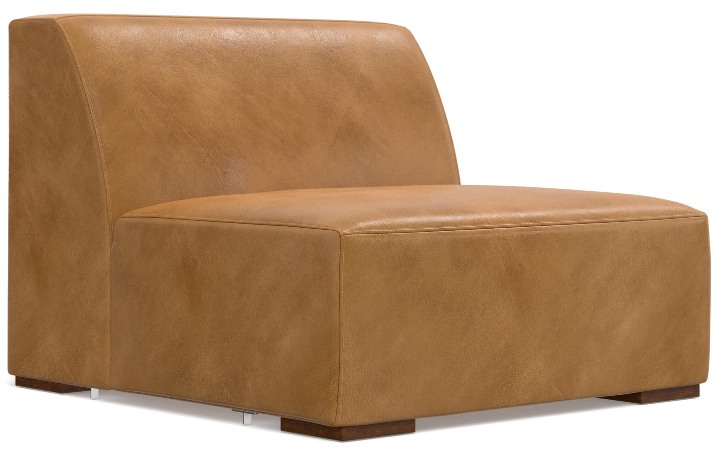 Sienna Genuine Leather | Rex 3 Seater Sofa and Ottoman in Genuine Leather