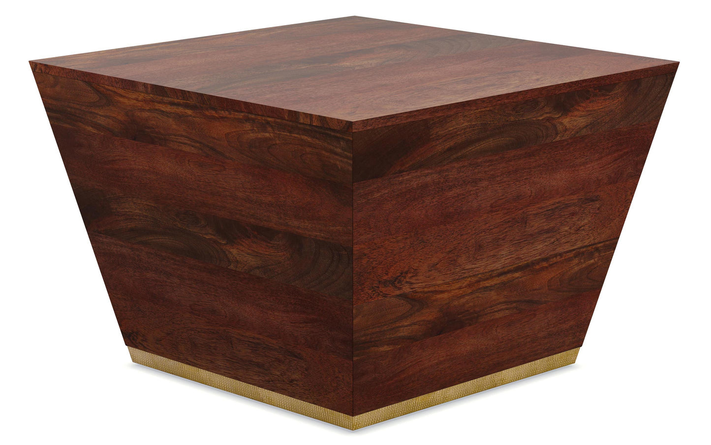 Cognac Brown | Abba Square Coffee Table