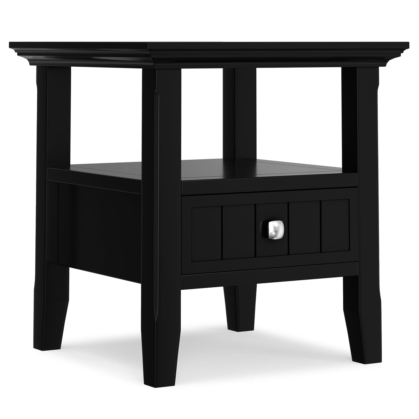 Black | Acadian End Table with Drawer