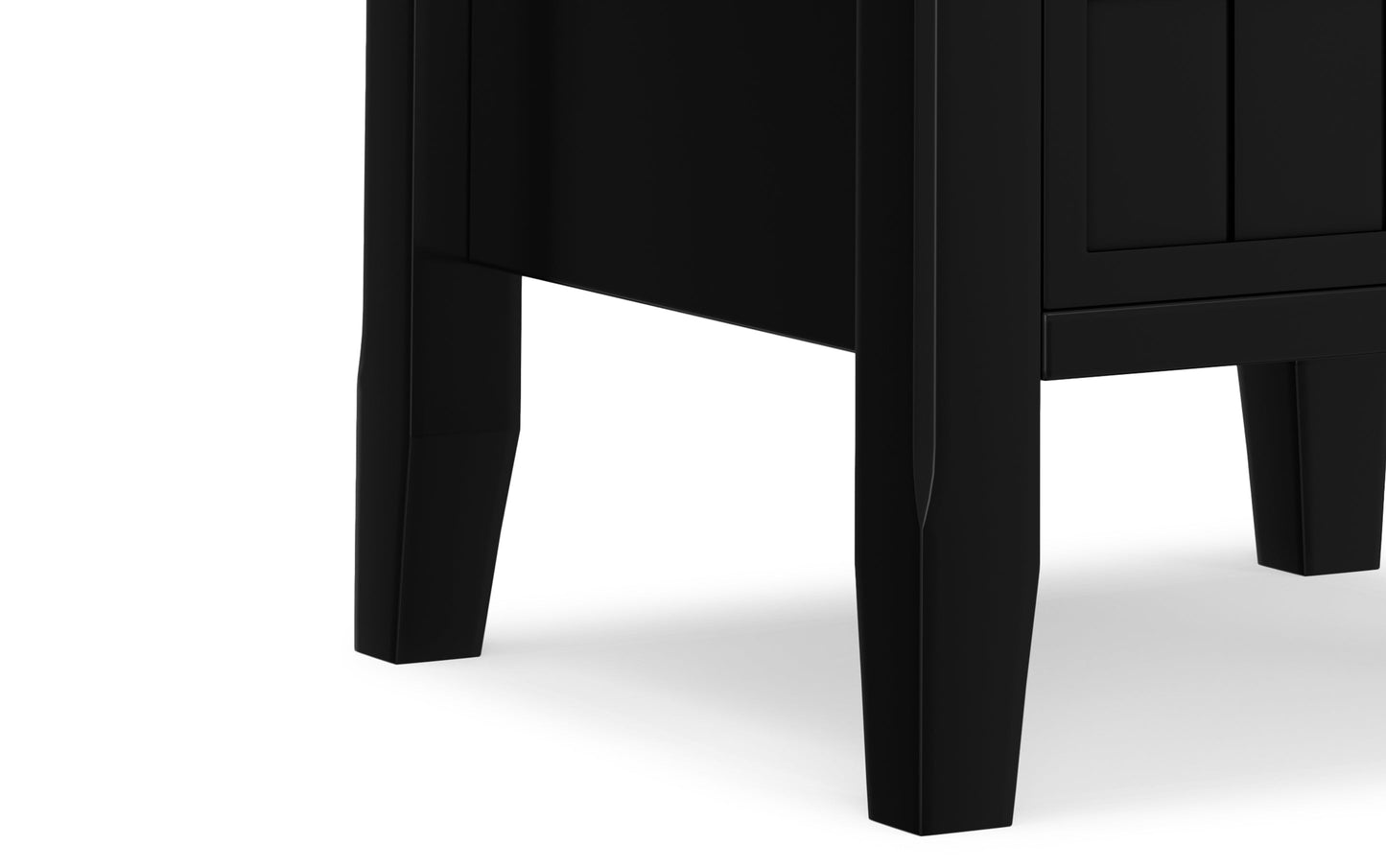 Black | Acadian End Table with Drawer