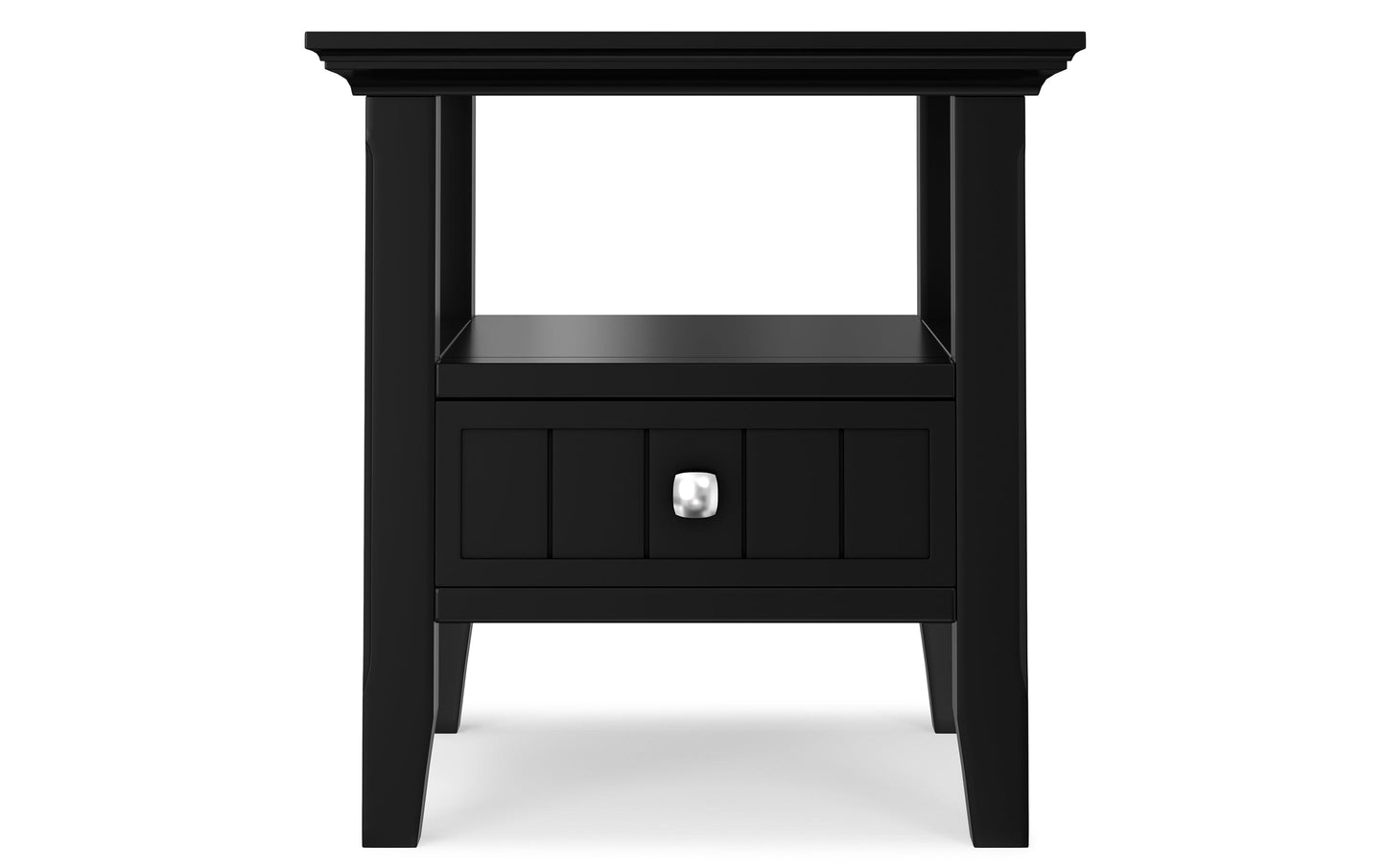 Black | Acadian End Table with Drawer