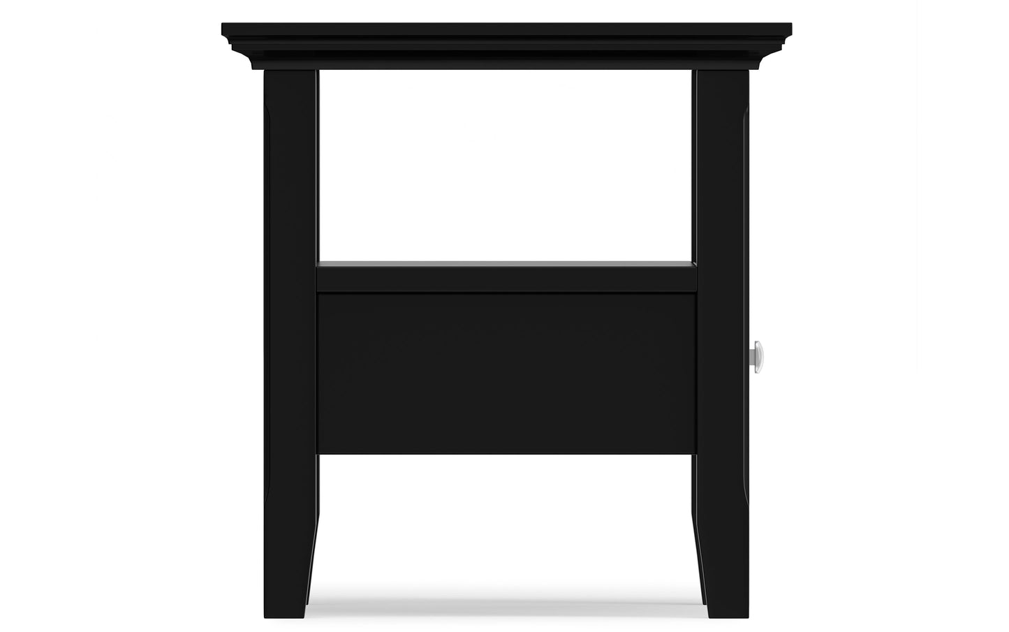 Black | Acadian End Table with Drawer