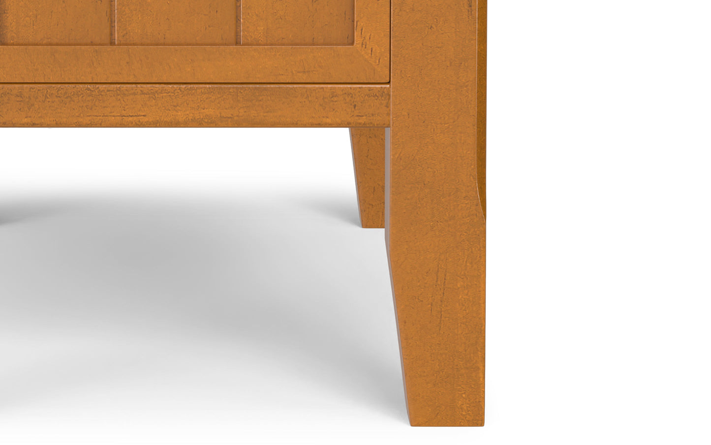 Light Golden Brown | Acadian Narrow Side Table with Drawer